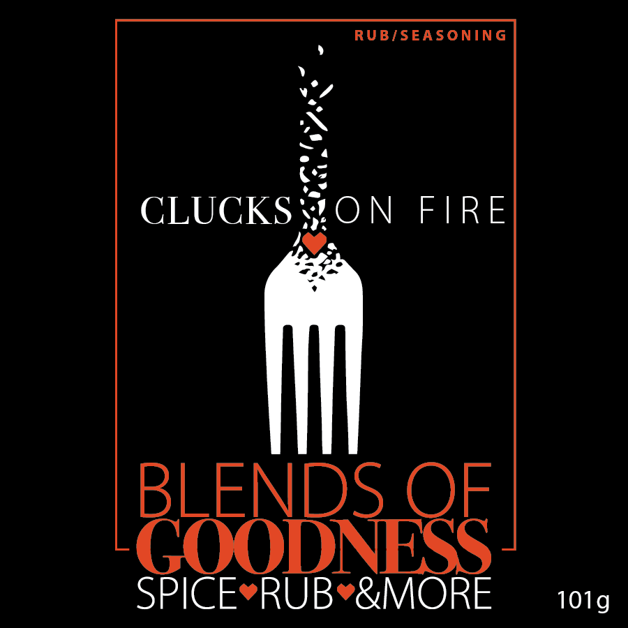 Clucks On Fire Chick N Rub Front