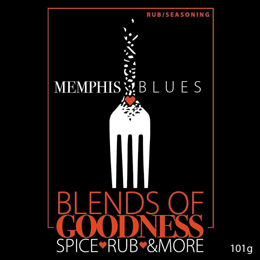 Memphis Blues Rub Front