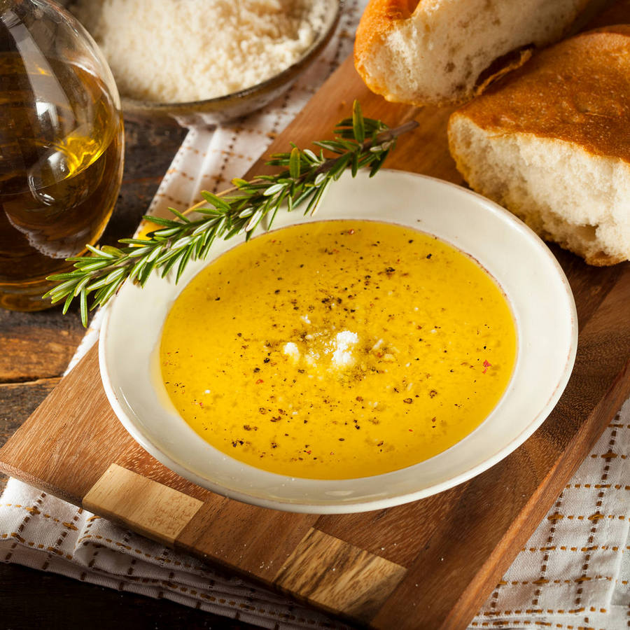Italian Bread With Olive Oil For Dipping