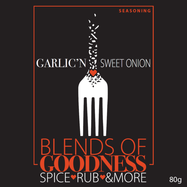 Garlic N Sweet Onion Label Front 80g